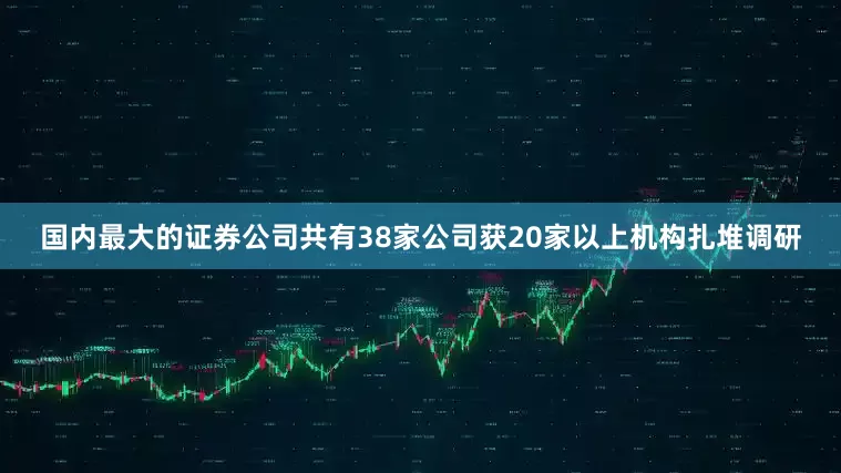 国内最大的证券公司共有38家公司获20家以上机构扎堆调研
